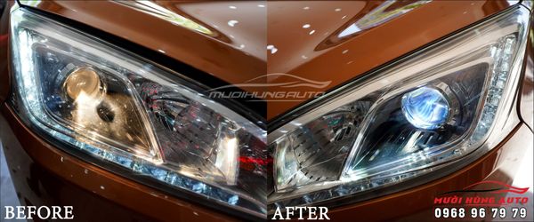 Cặp Bi Domax XLED PRO Tăng Sáng Cho Luxgen U6