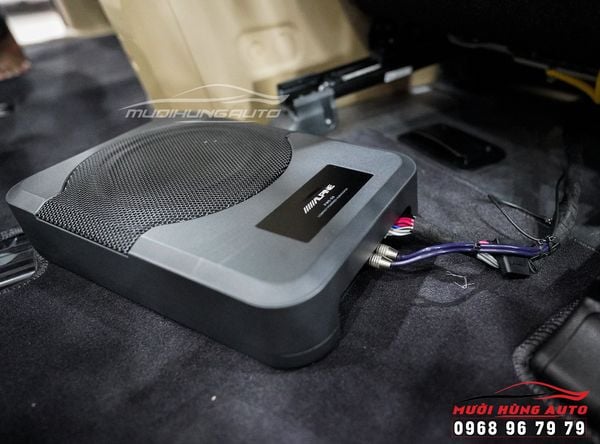 Sub gầm ghế Alpine PWE-S800 8inch Chính hãng