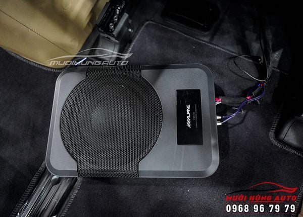 Sub gầm ghế Alpine PWE-S800 8inch Chính hãng