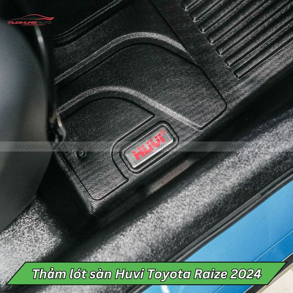 Thảm Lót Sàn Huvi Ô Tô Toyota Raize 2024