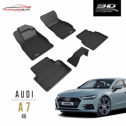 Thảm lót sàn 3D Kagu Maxpider ô tô Audi A7 [2019 - nay]