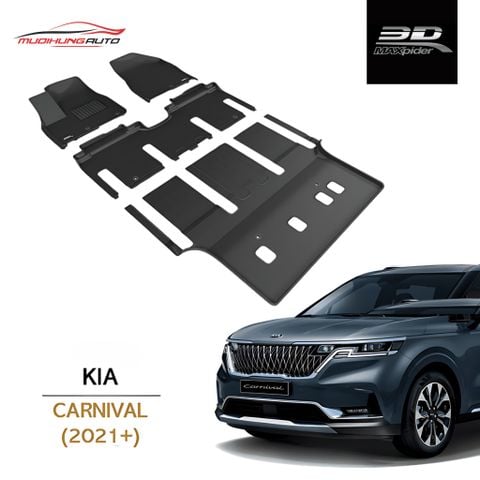 Thảm lót sàn 3D Kagu Maxpider ô tô Kia Carnival 2021