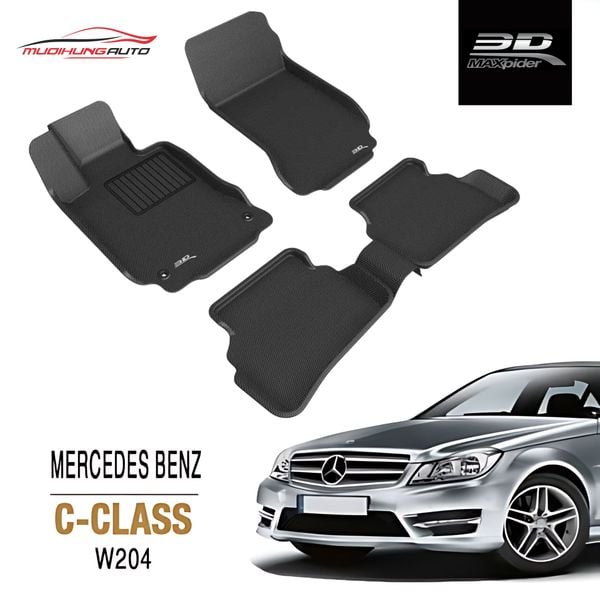Thảm Lót Sàn 3D Kagu Maxpider Ô Tô Mercedes C-CLASS W204 [2008 - 2014]