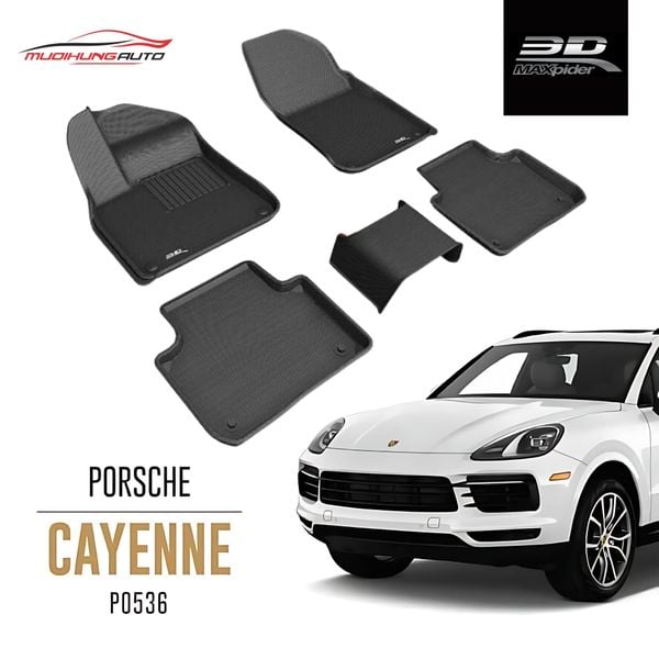 Thảm Lót Sàn 3D Kagu Maxpider Ô Tô Porsche Cayenne