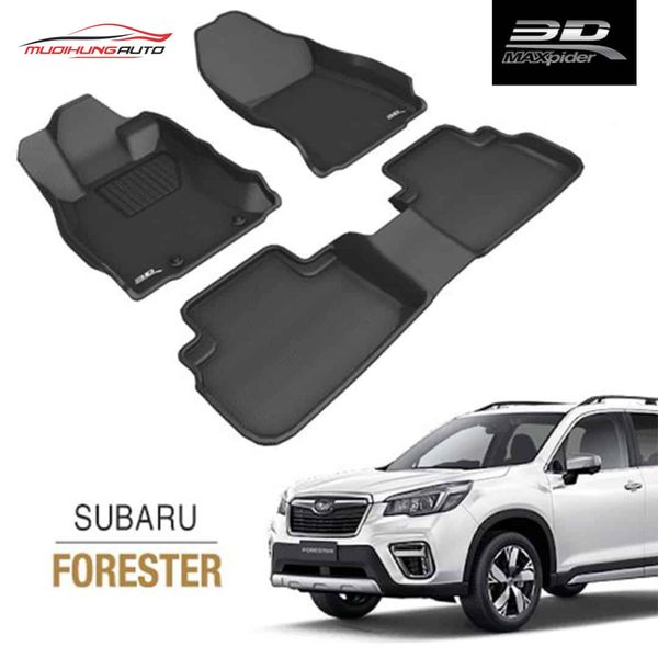 Thảm Lót Sàn 3D Kagu Maxpider Ô Tô Subaru Forester 2018 - 2021+