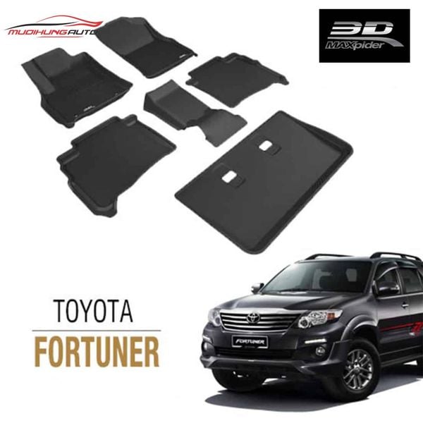 Thảm Lót Sàn 3D Kagu Maxpider Ô Tô Toyota Fortuner [2016 - 2020+]