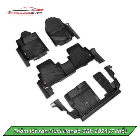 Thảm lót sàn Huvi ô tô Honda CRV 2024 (7 chỗ)