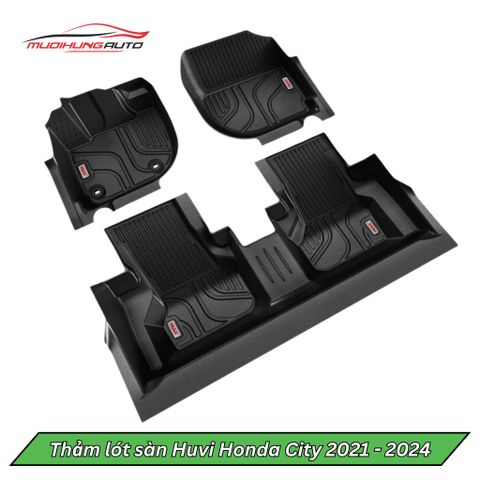 Thảm lót sàn Huvi ô tô Honda City 2021 - 2024