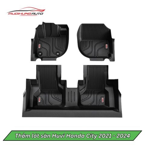 Thảm lót sàn Huvi ô tô Honda City 2021 - 2024