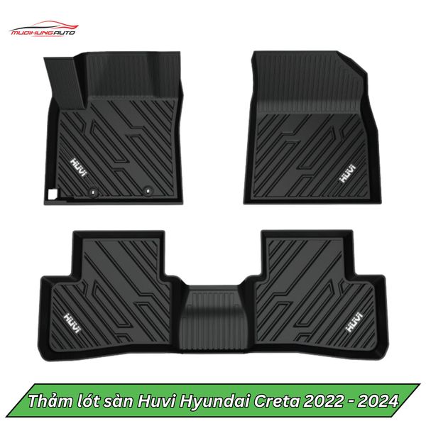 Thảm Lót Sàn Huvi Ô Tô Hyundai Creta 2022 - 2024