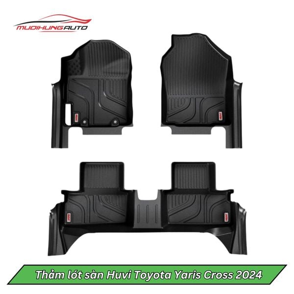 Thảm Lót Sàn Huvi Ô Tô Toyota Yaris Cross 2024