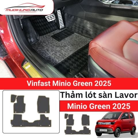 Thảm lót sàn Lavor ô tô Vinfast Minio Green