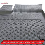 Thảm Lót Sàn Macsim Ô Tô Focus 4 Sedan/ HB 2019+ Black