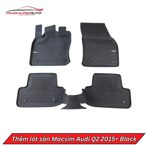 Thảm Lót Sàn Macsim Ô Tô Audi Q2 2015+ Black