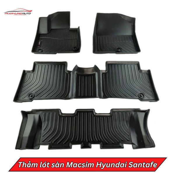 Thảm Lót Sàn Macsim Ô Tô Hyundai Santafe