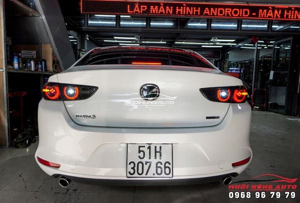 Nâng Cấp Đèn Hậu Cho Xe Mazda 3 2020 Bản Deluxe Lên Bản Premium Cực Chất