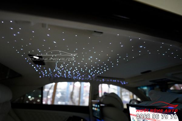 Gắn LED Trần Sao Rơi Sang Trọng Xe Camry 2010