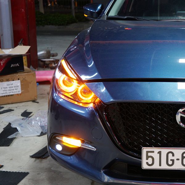 Độ Cặp BI LED Con Sói Tăng Sáng Siêu Đỉnh Cho Mazda 3