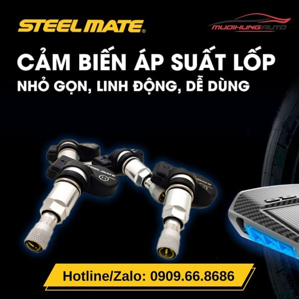 Cảm Biến Áp Suất Lốp Steelmate TP-MT11
