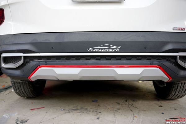 Lắp Ốp Cản Trước Sau Cho Xe Kia Seltos Chuyên Nghiệp