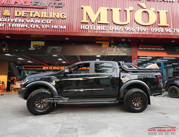 Gắn Thanh Thể Thao Buffalo Cho Xe Ford Ranger Raptor