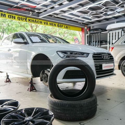 Tráng lốp chống đinh cho xe Audi A6 2015