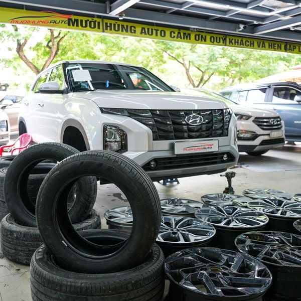 Tráng Lốp Chống Đinh Cho Xe Hyundai Creta 2022