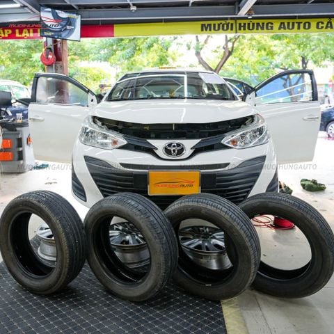Tráng lốp chống đinh cho xe Toyota Vios 2019