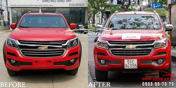 Độ Cặp Bi LED Domax Xled Pro Cao Cấp Xe Colorado