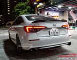 Độ Pô Nguyên Cây Batec Kết Hợp Đuôi Pô Akrapovic Cao Cấp Cho Honda Civic 2022