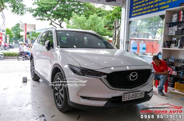 Gắn Đệm Giảm Chấn Cho Xe Mazda CX5 2018 Chính Hãng