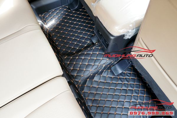 Xe Outlander Lót Sàn Da 5D Chuyên Nghiệp