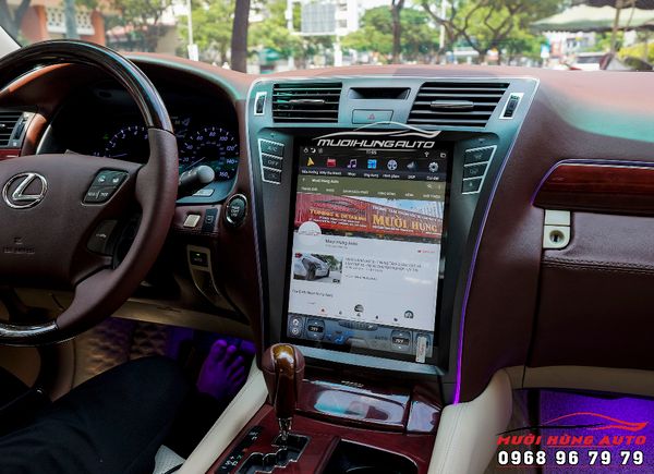 Trang Bị Bộ Màn Hình Android Và Camera 360 Cao Cấp Cho Xe Lexus LS460L