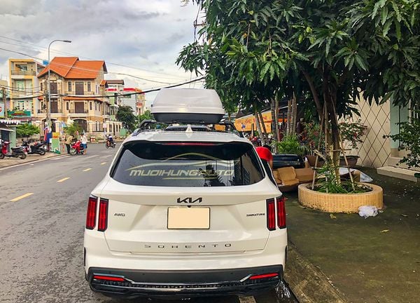 Lắp Cốp Nóc Phi Thuyền Cao Cấp Cho Xe Kia Sorento
