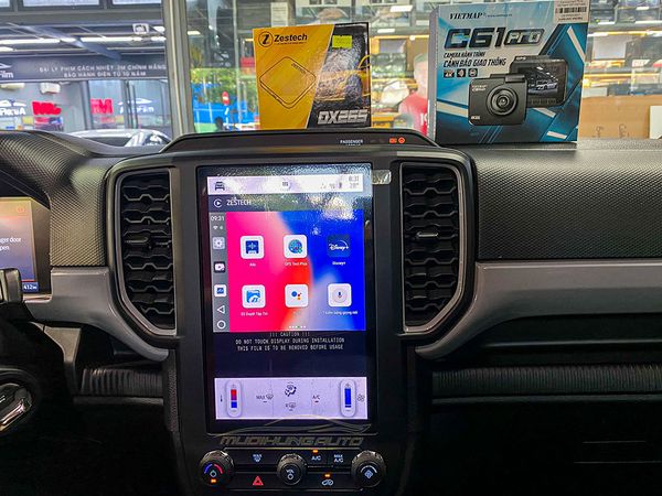 Lắp Android Box Zestech DX265 Cho Xe Ford Everest 2023