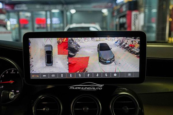 Màn Hình Android Tích Hợp Camera 360 Cho Xe Mercedes GLC 200 2018