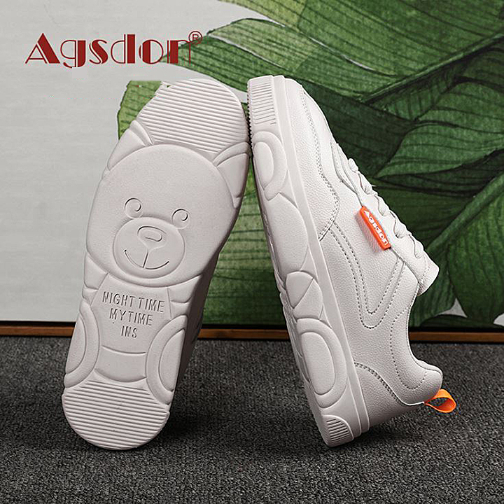 Giày thể thao nữ đế gấu 2.5cm Agsdon 9305