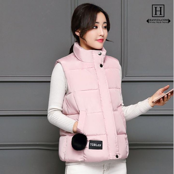 Áo khoác nữ dáng ngắn kiểu Vest