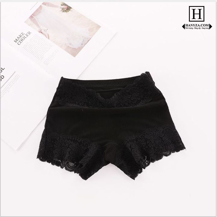 Quần bảo hộ nữ phối ren cạp cao 8295
