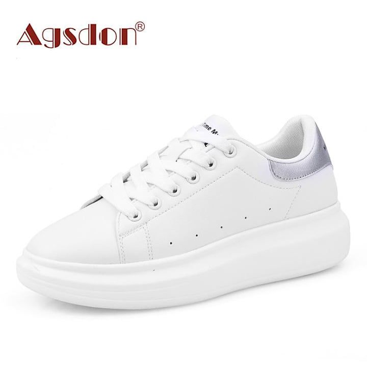 Giày thể thao nữ đế bánh mì 4cm Agsdon 5865
