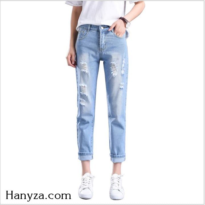 Quần Jean nữ cạp cao Haren 788