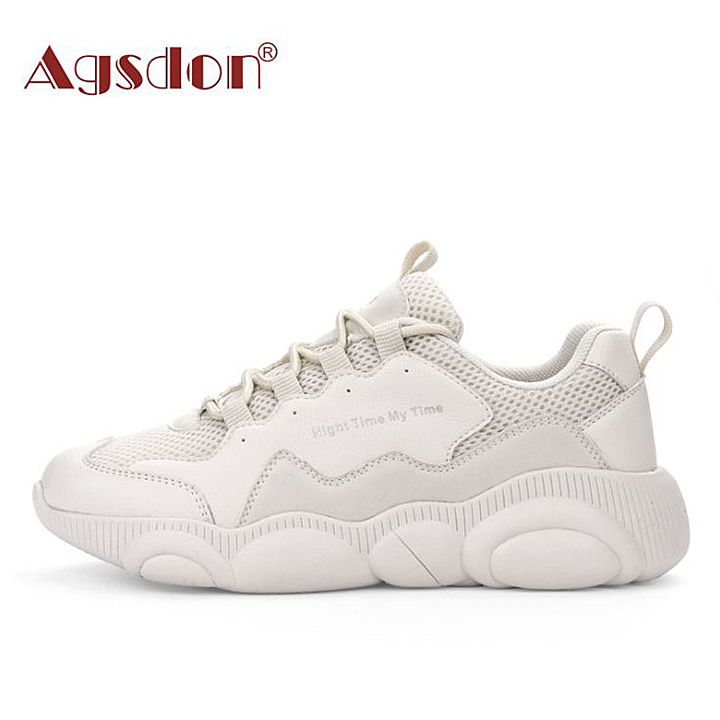 Giày thể thao nữ đế gấu Agsdon 9137