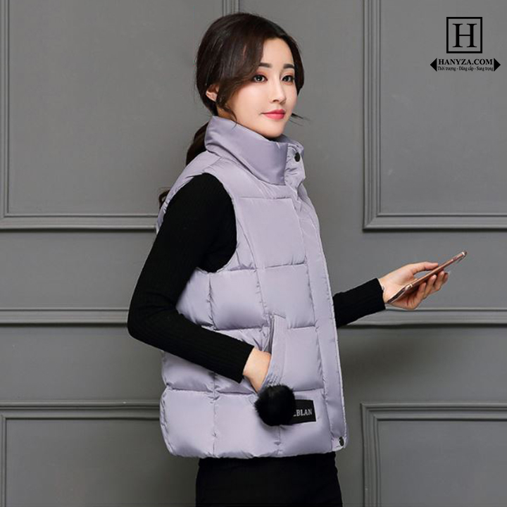 Áo khoác nữ dáng ngắn kiểu Vest
