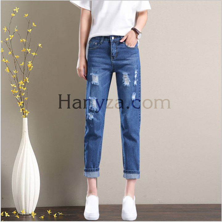 Quần Jean nữ cạp cao Haren 788
