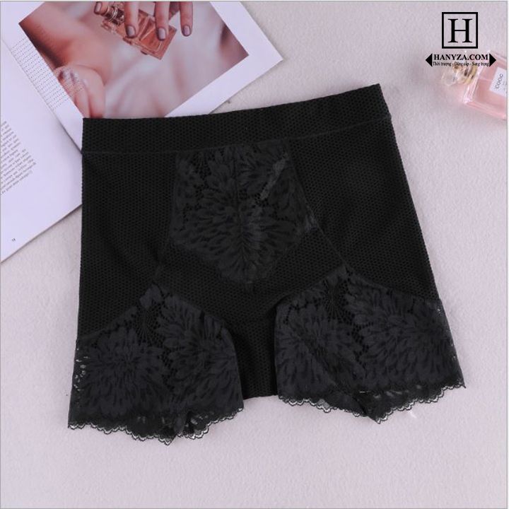 Quần bảo hộ ren lưới eo cao 8335