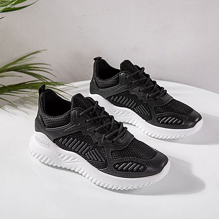 Giày thể thao nữ đế cao thoáng khí phối màu