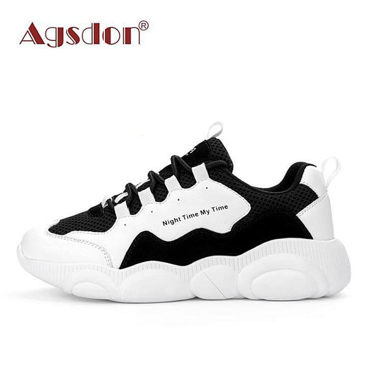 Giày thể thao nữ đế gấu Agsdon 9137