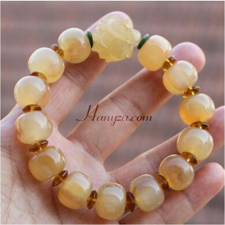 Vòng tay sừng tây tạng tự nhiên