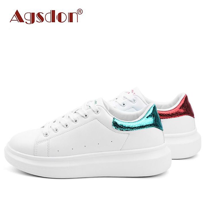 Giày thể thao nữ đế bánh mì 4cm Agsdon 5865