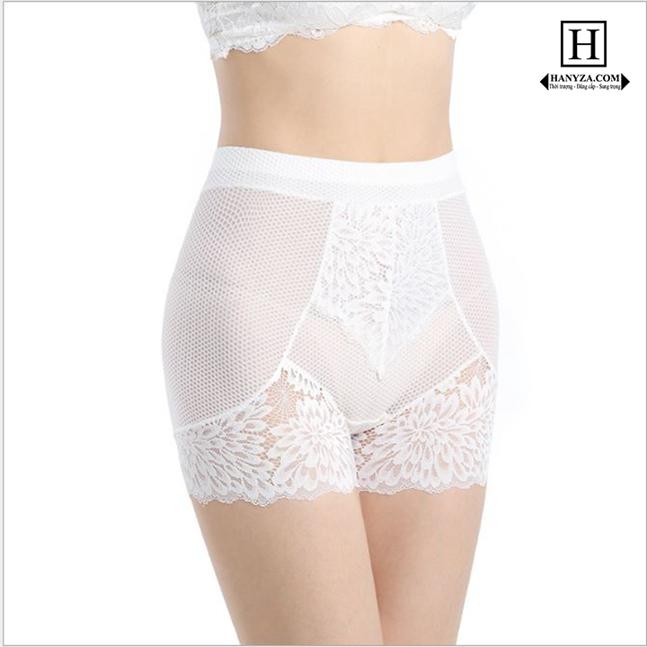 Quần bảo hộ ren lưới eo cao 8335